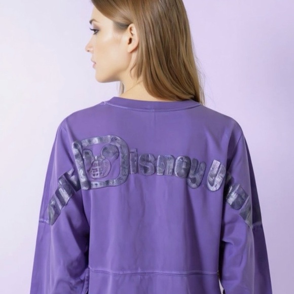 Disney Spirit Jersey “Purple Potion” Sparkle Mickey Shirt Size Medium - Picture 1 of 15